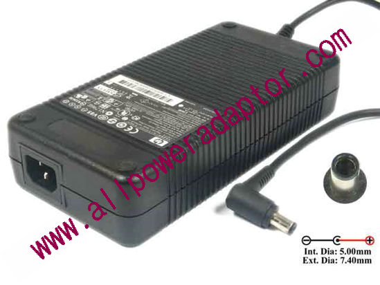 HP AC Adapter- Laptop 19V 12.2A, 7.4/5.0mm w/o Pin, C14,