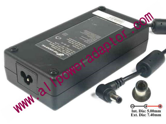FSP Group Inc FSP180-RBBN2 AC Adapter- Laptop 19V 9.47A, 7.4/5.0mm w/o Pin, 3-Prong