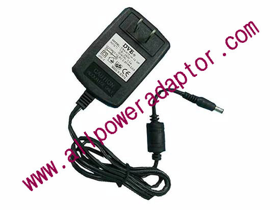 DVE DSA-015 AC Adapter - NEW Original 3.3V 2A, 5.5/2.5mm, US 2-Pin Plug, New