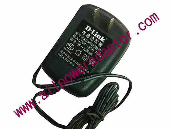 D-Link AC to DC (D-Link) AC Adapter - NEW Original 9V 1A, 5.0/1.65mm,US 2-Pin Plug