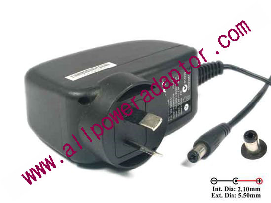 NETGEAR 332-10203-01 AC Adapter - NEW Original 12V 2.5A, 5.5/2.1mm, AU 2-Pin Plug