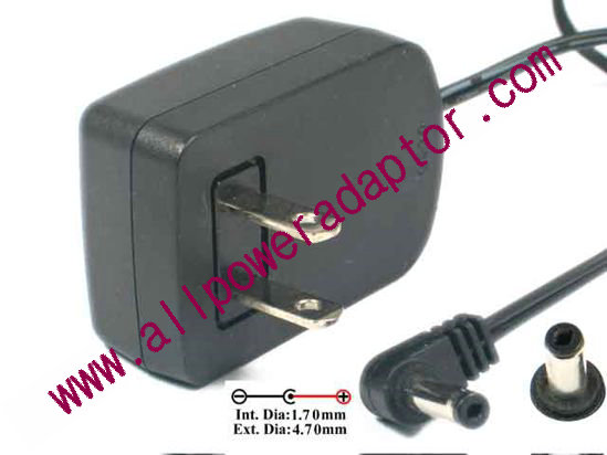 Panasonic AC to DC (Panasonic) AC Adapter - NEW Original 6.5V 0.5A, 4.7/1.7mm, US 2-Pin Plug, New