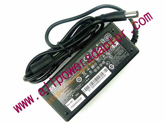 HP AC Adapter- Laptop 18.5V 3.5A, 7.4/5.0mm, 3-Prong, New