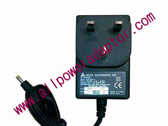 Delta Electronics ADP-15GH AC Adapter - NEW Original 5V 3A, 5.5/2.5mm, UK 3-Pin, New