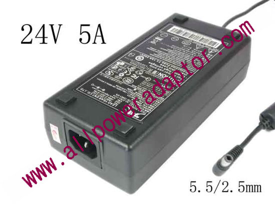Tiger Power TG-12001-ES AC Adapter - NEW Original 24V 5A, 5.5/2.5mm, C14 , New