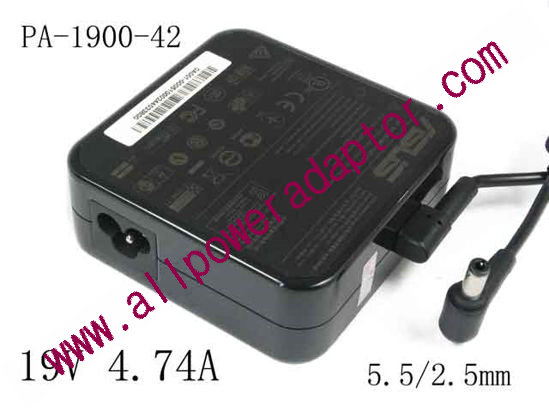 ASUS Common Item (Asus) AC Adapter - NEW Original EXA1202YH, 19V 4.74A, 5.5/2.5mm, 3-Prong, New