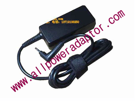 HP AC Adapter - NEW Original 608435-002, 19.5V 2.05A, 4.0/1.7mm, 3-Prong, New