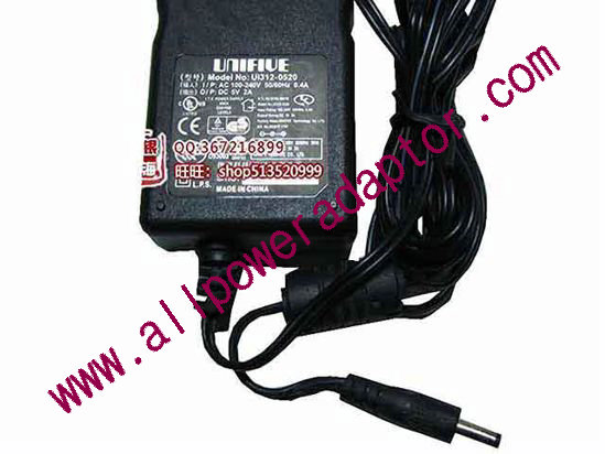 unifive UI312-0520 AC Adapter - NEW Original 5V 2A, 3.5/1.35mm, 2-Prong, New - Click Image to Close