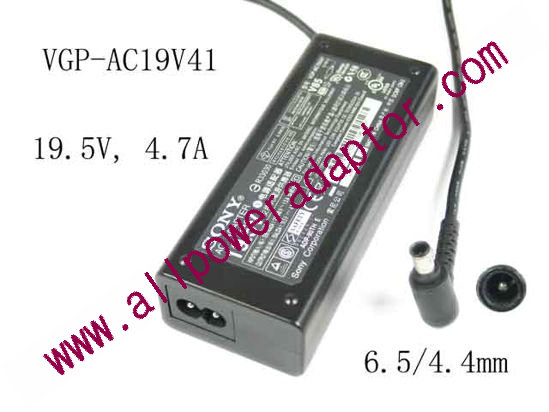 Sony Vaio VPCEA Series AC Adapter 148753041, 19.5V, 4.7A