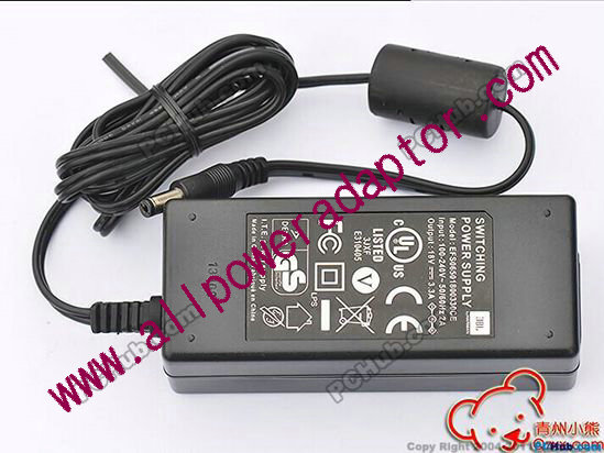 Other Brands JBL AC Adapter 13V-19V 18V 3.3A, 60W, Barrel 5.5/2.1mm, 2-Prong