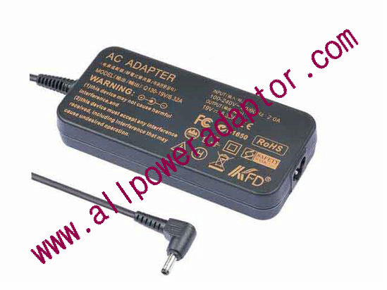 ASUS Common Item (Asus) AC Adapter- Laptop 19V 6.32A, 5.5/2.5mm, 3-Prong