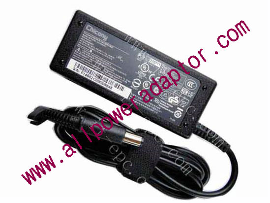Chicony A12-065N2A AC Adapter- Laptop 19.5V 3.33A, 7.4/5.0mm W/Pin, 3-Prong