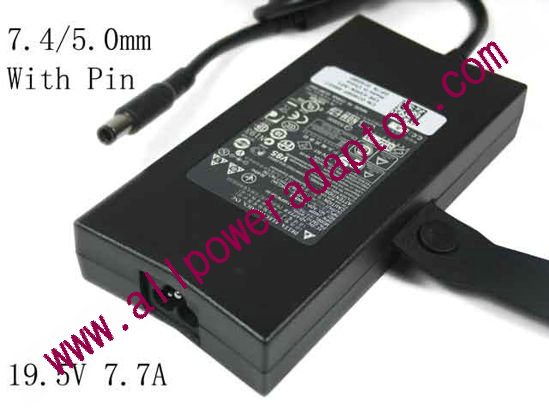 Delta Electronics ADP-150DB B AC Adapter- Laptop 19.5V 7.7A, 7.4/5.0mm, 3-Prong