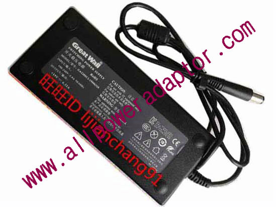 Great Wall GA120SC1-19006320 AC Adapter- Laptop 19V 6.32A, 7.4/5.0mm without Pin, 3-Prong, New