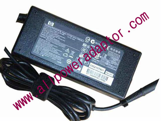 HP AC Adapter- Laptop 18.5V 6.5A, 7.4/5.0mm W/Pin, 3-Prong