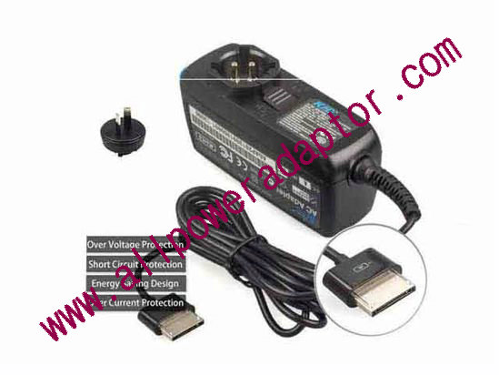 KFD 150120 AC Adapter- Laptop 15V 1.2A, Assus Tip, AU 2P