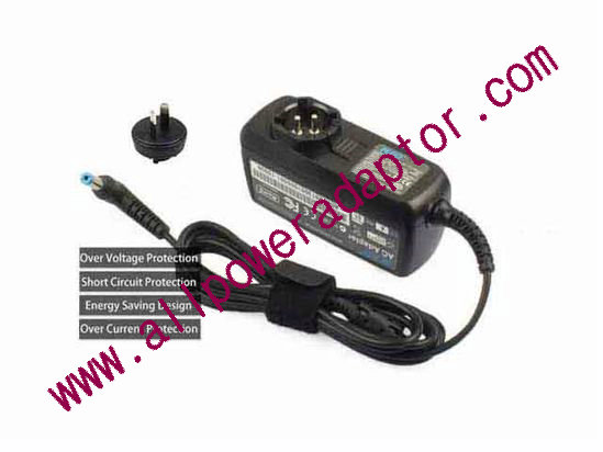 KFD 190158 55170 AC Adapter- Laptop 19V 1.58A, 5.5/1.7mm, AU 2P