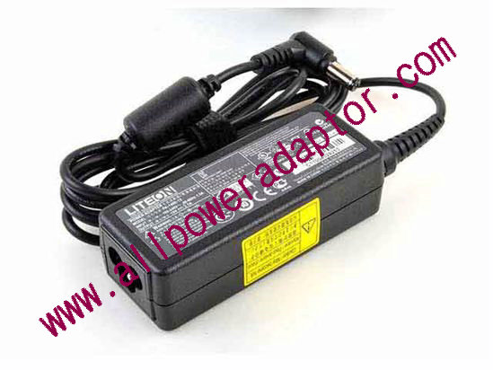LITE-ON PA-1400-12 AC Adapter 19V 2.1A, 5.5/1.7mm, 3-Prong