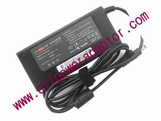 Samsung Laptop AC Adapter 19V 4.74A, 5.5/3.0mm W/Pin, 2-Prong
