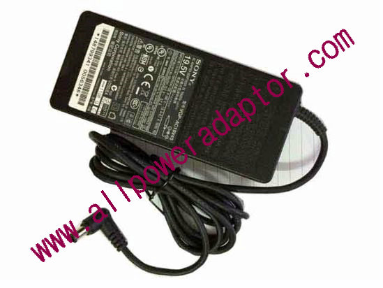 Sony AC Adapter 19.5V 6.2A, 6.5/4.3mm W/Pin, 2-Prong