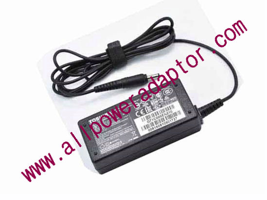 Toshiba AC Adapter 19V 2.37A, 4.0/1.7mm, 2-Prong