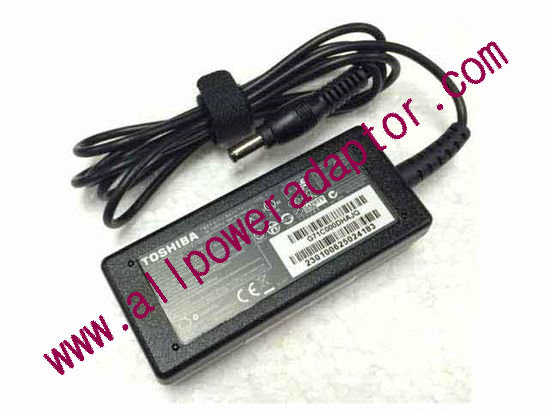 Toshiba AC Adapter 19V 2.37A, 5.5/2.5mm, 2-Prong