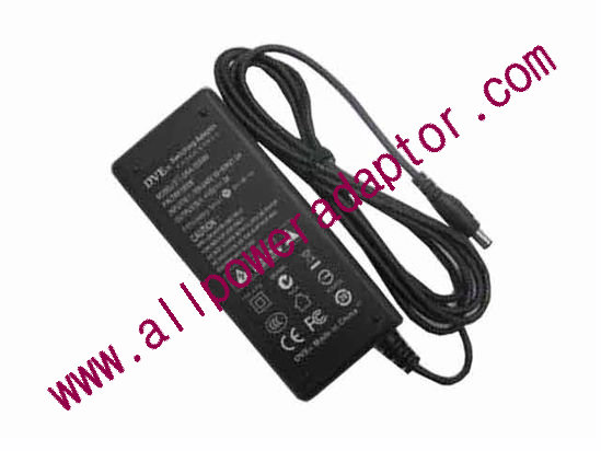 DVE DSA-153000 AC Adapter 13V-19V 15V 3A, 5.5/2.5mm, 2P