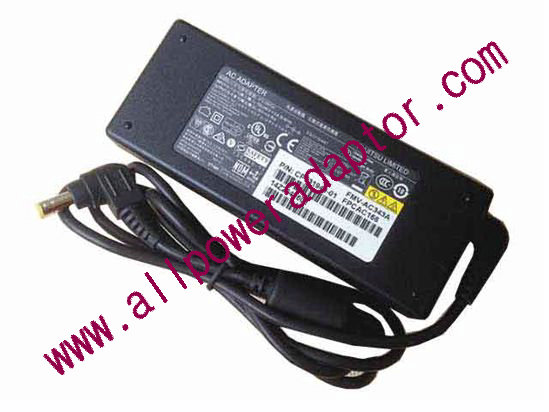 Fujitsu AC Adapter (Fujitsu) AC Adapter- Laptop FMV-AC343A, 19V 4.74A, 5.5/2.5mm, 2P