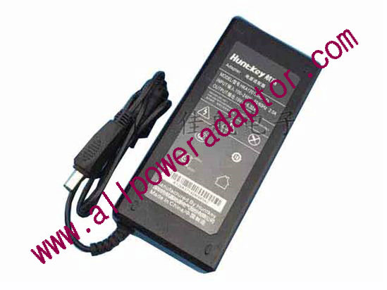 Huntkey HKA12019063-7A AC Adapter- Laptop 19V 6.32A, 7.5/5.0mm WP, C14, New