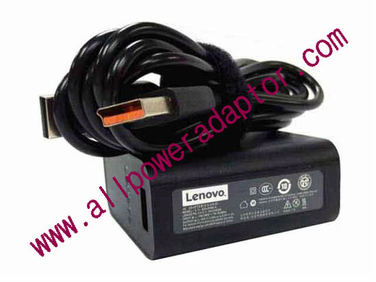 Lenovo AC Adapter (Lenovo) AC Adapter- Laptop ADL65WLA, 20V 3.25A, USB Tip, US 2P Plug, New