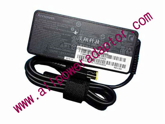 Lenovo AC Adapter (Lenovo) AC Adapter- Laptop ADLX65NCC3A, 20V 3.25A, Rectangular Tip WP, 3P, Ne