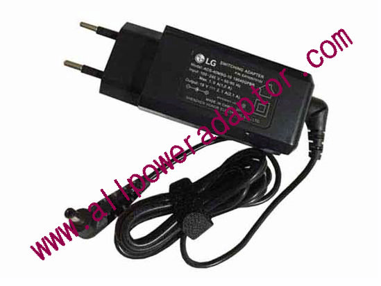 LG AC Adapter (LG) AC Adapter- Laptop ADS-40MSG-19, 19V 2.1A, 4.0/1.7mm, EU 2P Plug, New