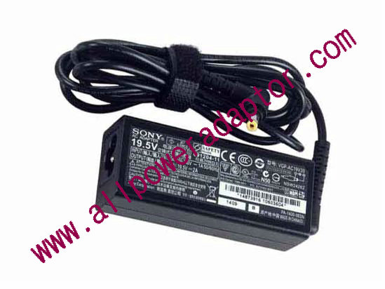 Sony AC Adapter (Sony) AC Adapter 19.5V 2A, 4.8/1.7mm, 3P, New - Click Image to Close