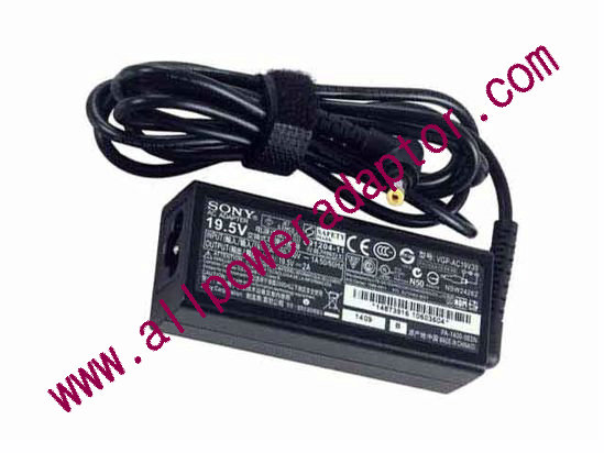 Sony AC Adapter (Sony) AC Adapter 19.5V 2A, 4.8/1.7mm, 3P, New