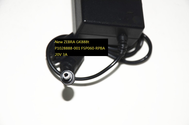 Zebra FSP060-RPBA AC Adapter 20V 3.0A, Barrel 5.5/2.5mm, 3-Prong