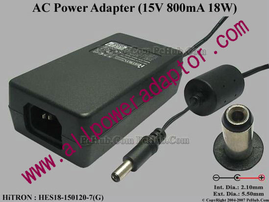 Hitron AC Adapter 5V-12V HES18-150120-7(G)