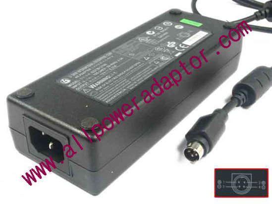 Li Shin 0227B12100 AC Adapter 5V-12V 12V 8.33A 4-Pin P34=V, C14