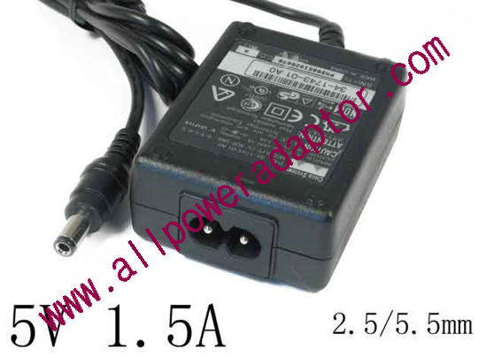 Cisco 34-1743-01 AC Adapter 5V-12V 5V 1.5A, (2.5/5.5mm), ADP-8KB, Tip-C