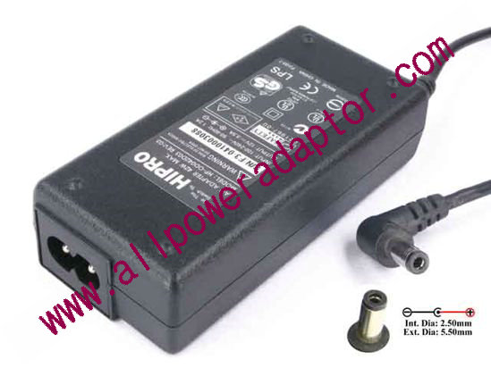 HIPRO HP-OD042D03 AC Adapter 5V-12V 12V 3.5A, 5.5/2.5mm, 2-Prong