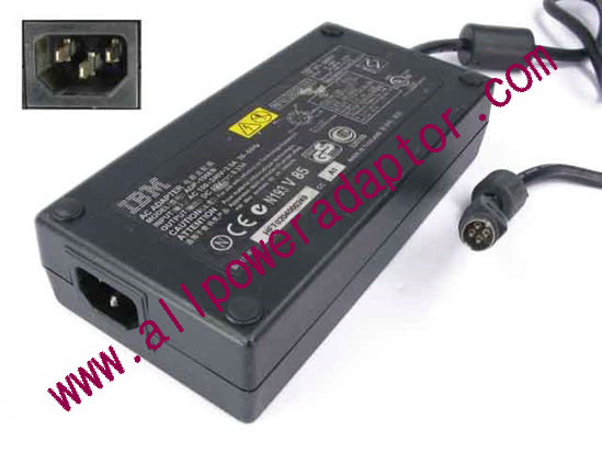 IBM AC Adapter 5V-12V 12V 8.33A 4-Pin P34=V, C14