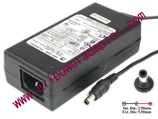 LIEN Electronics LCA01F AC Adapter 5V-12V 12V 4.16A, 2.5/5.5mm, C14
