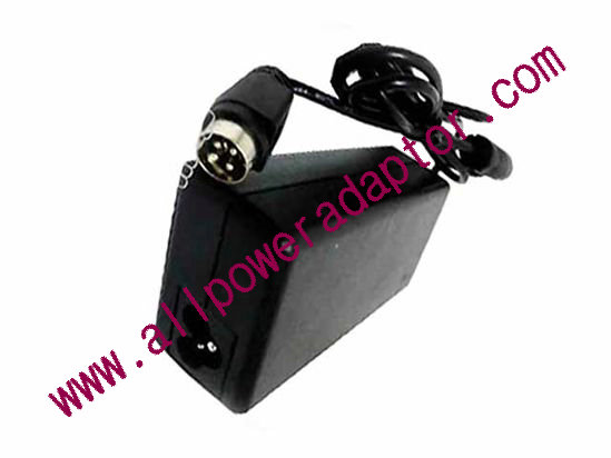 AOK OEM Power AC Adapter 5V-12V 12V 6A, 4-Pin Din, 3-Prong
