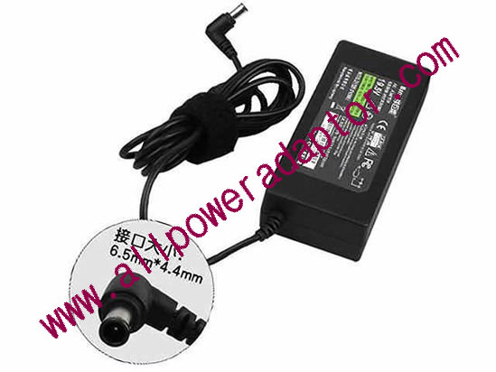 AOK OEM Power AC Adapter 5V-12V 12V 3A, 6.5/3.4mm With Pin, 3-Prong, New
