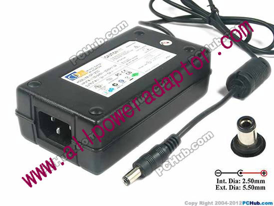 AOK OEM Power AC Adapter 5V-12V 12V 5A, 5.5/2.5mm, C14, New - Click Image to Close