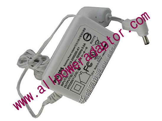 Philips AC Power AC Adapter 5V-12V 9V 2A 18W, 3.5/1.35mm, US 2-Pin Plug