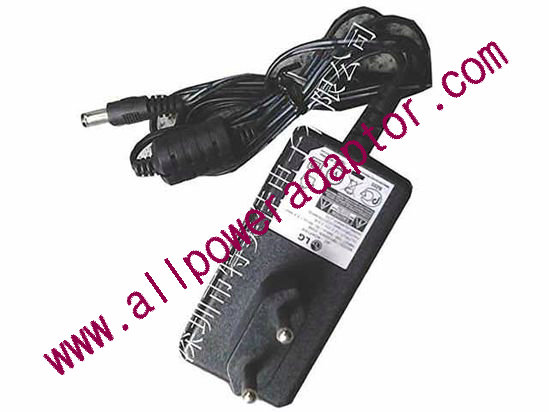 LG AC Adapter 5V-12V 12V 3A, 2.5x5.5mm, US 2-Pin Plug, New