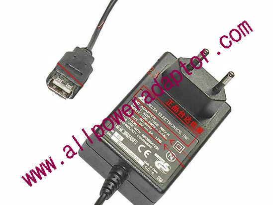 Delta Electronics ADP-10SB AC Adapter 5V-12V 5V 2A, USB Tip, EU 2-Plug, New