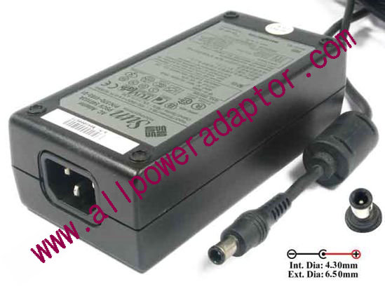 Sun Microsystems 370-4183-01 AC Adapter 5V-12V 12V 4.5A, 6.5/4.3mm With Pin, C14
