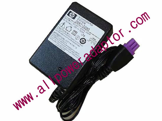 HP AC Adapter 30V 0.33A, Rectangular Tip, 2-Prong, New - Click Image to Close