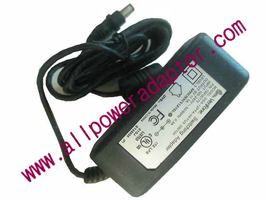 VeriFone AC Adapter 5V-12V 9V 1A, 5.5/2.5mm, US 2-Pin, New